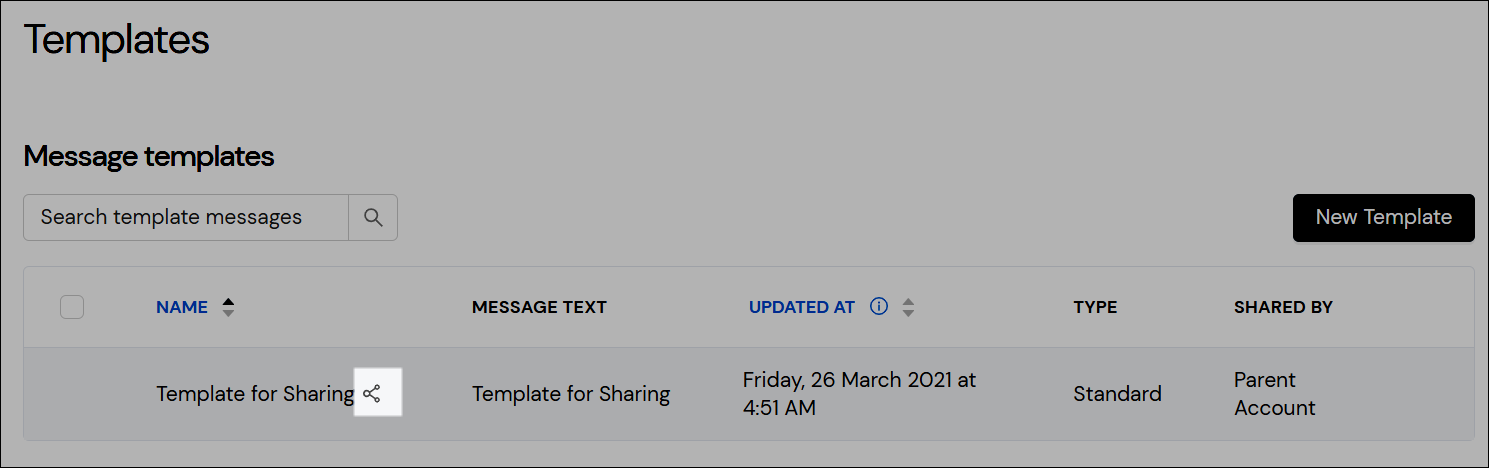 Shared icon screenshot