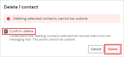 Deleting